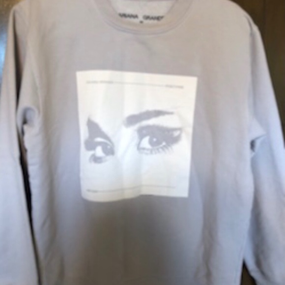Sweat-shirt Ariana Grande Gris Pour Femme – Taille L (Logo Pull)